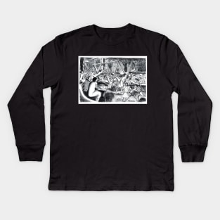 Children At The Playground, Jackie Robinson Park (Colonial Park), New York c.1940 Richard Lindsey Kids Long Sleeve T-Shirt